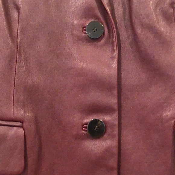 NWT Theory Lamb Leather Blazer Jacket Size 0 - Picture 7 of 10